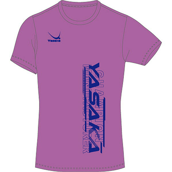 ヤサカ Yasaka ロゴにゃんこTシャツV 卓球 半袖Tシャツ Y855-82...