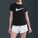 ナイキ NIKE Dri-FIT ワン スウッシュ ランニングトップ ショートスリーブ Tシャツ 半袖 HJ2205-010 レディース