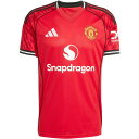 adidas アディダス マンチェスター・ユナイテッド 25/26 ホームユニフォーム サッカー レプリカシャツ KRP08-JI7428 半袖