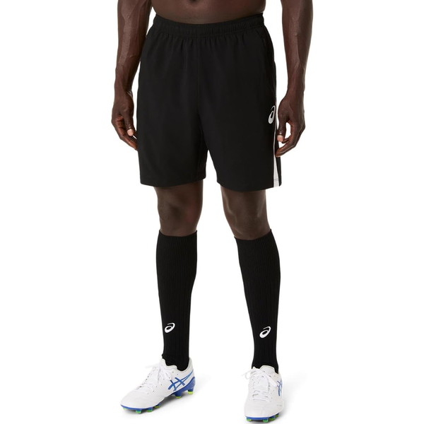褲子 - アシックス asics プラクティスウーブンパンツ ハーフパンツ サッカー フットサル メンズ 2101A346-001