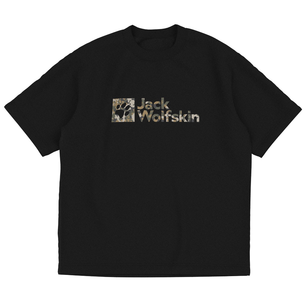 返品交換不可 在庫一掃セール Jack Wolfskin ジャック ウルフスキン 5031192-6000 JMA STANDARD LOGO T メンズ Tシャツ あす楽即納