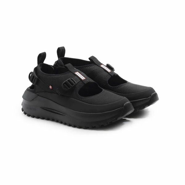 ハンター HUNTER ユニセックス トラベル フロー サンダル ブラック UFF7103MSH-BLK シューズ
