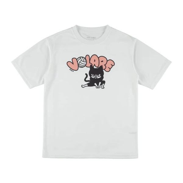 レシーブシーンをモチーフにしたPIPPOグラフィックのプラシャツ。 フロントのポップなデザインと、バックのワンポイントがアクセントになっています。 プレーの躍動感を感じさせる、VOLAREらしい一枚。 ポリエステル100% 接触冷感/吸水速乾/UVケア【02701000000000000】【03003290600000000】【02923020000000000】