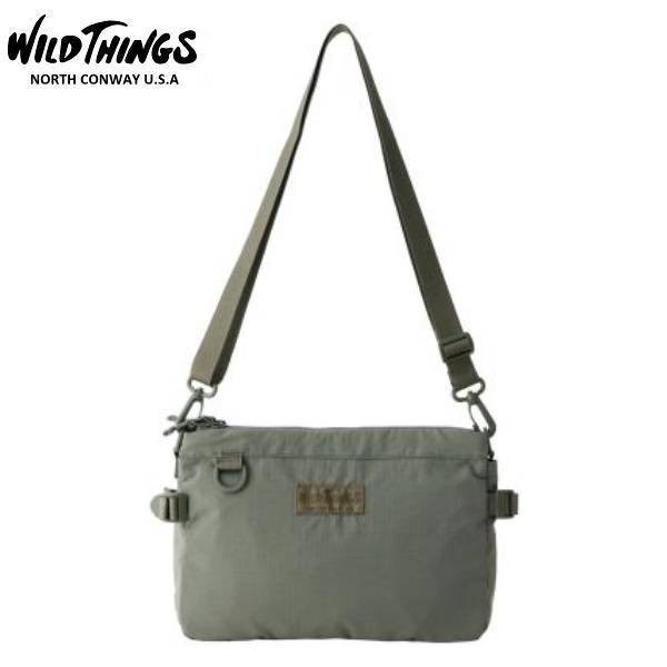 WILD THINGS ワイルドシングス TWIN SACOCHE ショルダーバッグ サコッシュ W7019-K...