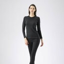 MIZUNO ミズノ 発熱素材 ブレスサーモアンダーウエア 中厚 for Active クルーネック長袖シャツ 2023年モデル レディース ブレスサーモアンダ...