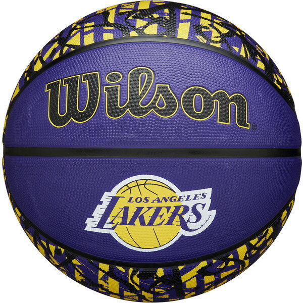 Wilson ウイルソン NBA TEAM GRAFFITI バスケットボール LA LAKERS 7号 バスケット...