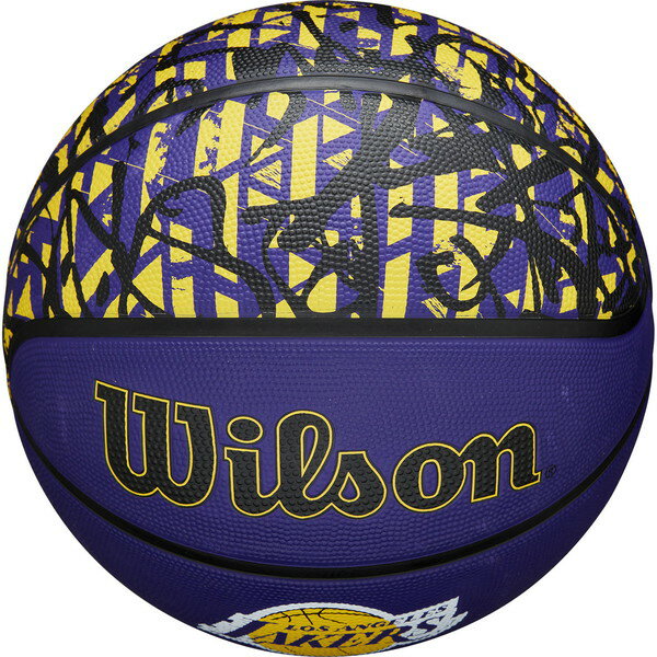 Wilson ウイルソン NBA TEAM GRAFFITI バスケットボール LA LAKERS 7号 バスケット...