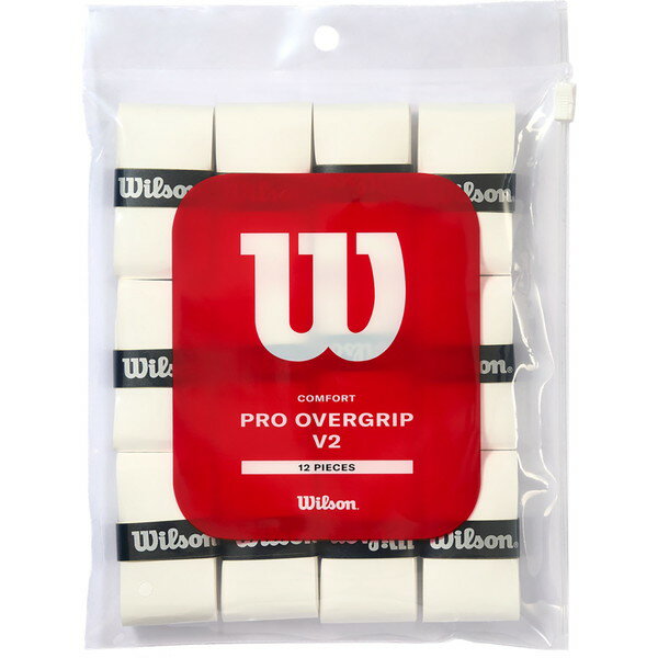 Wilson ウイルソン PRO OVERGRIP 12PK SMU White テニス グリップテープ WR84501010