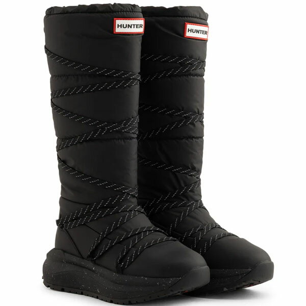 ハンター HUNTER ユニセックス ハンター グリップ トール スノー ブーツ ブラック UFT7101NYL-BLK シュ..