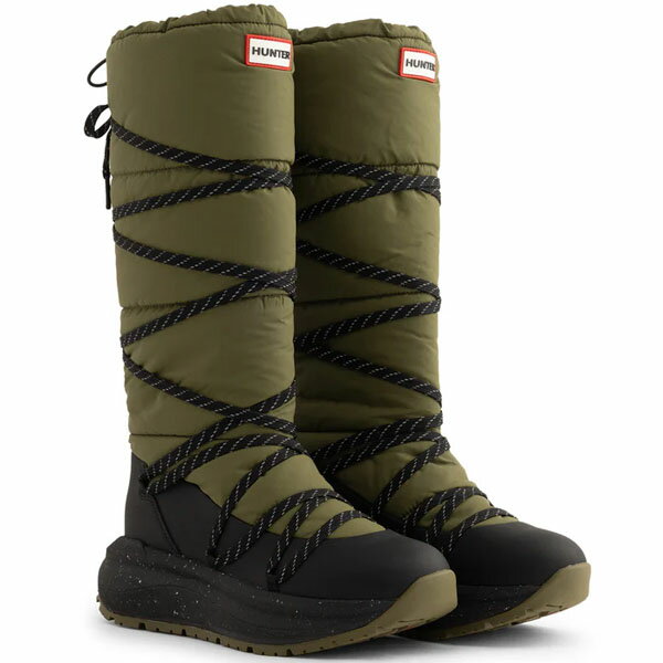 ハンター HUNTER ユニセックス ハンター グリップ トール スノー ブーツ パインシャドウブラック UFT71..