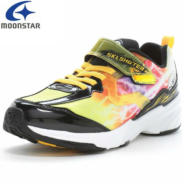 返品交換不可 現品限り処分ムーンスター moonstar スキルシューター 雷スキル ジンライ SK 0071 子供靴..