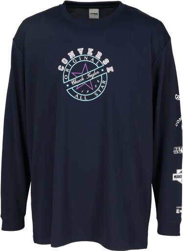 CONVERSE コンバース プリントロングスリーブシャツ バスケットボール Tシャツ メンズ CB242361L-2900 CONVERSE コンバース プリントロングスリーブシャツ バスケットボール Tシャツ メンズ CB242361L-2900