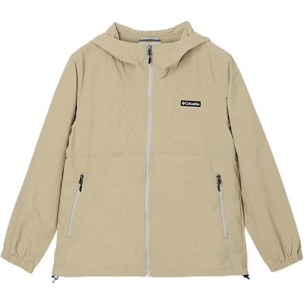 【特徴】 ・コロンビア独自のはっ水（撥水）機能「オムニシールド」 ・コロンビア独自のサンプロテクション機能「オムニシェイド」UPF50 ・軽くて柔らかい肌ざわりのナイロン100%素材 ・フード付き ・コロンビアらしいビブデザイン ・袖口：フィット感を調整できる面ファスナーとタブ ・飽きのこないミニマルなデザイン ・アウトドア、日常におすすめ ・Tシャツとのレイヤリングもおすすめ ［PL1216：W Charles Drive SS Tee］ ・同素材のスカートとのセットアップもおすすめ ［PL9474：W Park to Gate Skirt］ 素材 ナイロン100%【02705000000000000】【03002300600000000】