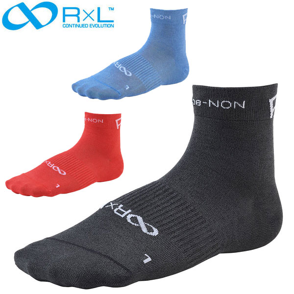 R×L SOCKS アールエルソックス Type-N/ON 中・長距離専用 ランニング グリップ ソックス ラウンド ユニセックス 武田レッグウェアの靴下 RNS1004