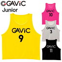 GAViC ガビック ジュニア ビブス 10枚セット 背番号付き サッカー フットサル GA9610 ラフィートスポーツ