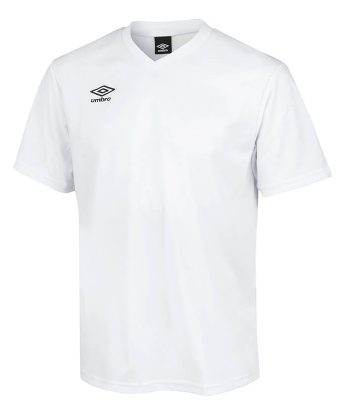 アンブロ UMBRO ゲームシャツ ワンポイント UAS6307-WHT 半袖「P」