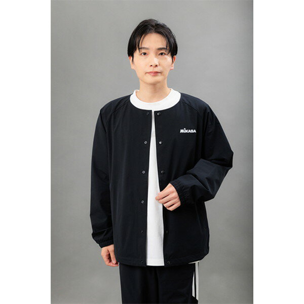【最大10％OFFクーポン！スポーツ大賞受賞感謝SALE 2/10 23:59まで】ミカサ MIKASA マルチスポーツ ウィンドブレーカー ブラック ユニセックス 2610-BK