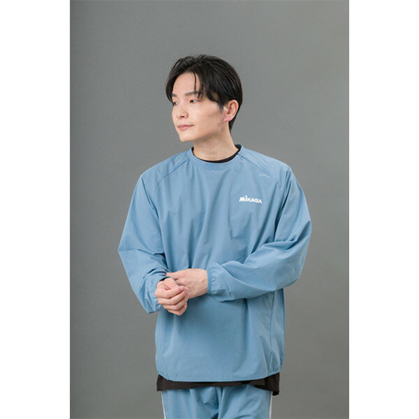 【最大10％OFFクーポン！スポーツ大賞受賞感謝SALE 2/10 23:59まで】ミカサ MIKASA マルチスポーツ 長袖ピステ ブルー ユニセックス 2611-BL