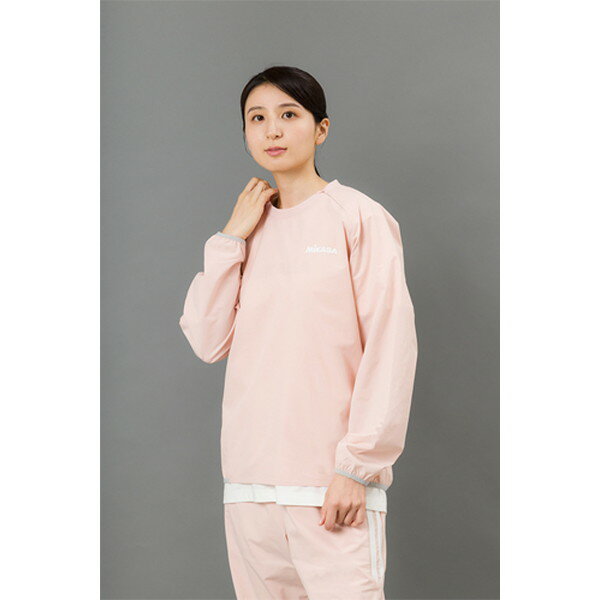 【最大10％OFFクーポン！スポーツ大賞受賞感謝SALE 2/10 23:59まで】ミカサ MIKASA マルチスポーツ 長袖ピステ ピンク ユニセックス 2611-P