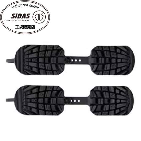 スキートラクションを使用すると、スキーブーツで自信をもって快適に歩くことが出来ます。 先端の先細りの形状により足の動きが容易になり、非対称のアイゼン設計により雪上での歩行がより安全になります。 柔軟で抵抗力のあるゴム。靴のグリップを向上させる内側フレームでブーツとスキートラクションとのスベリも軽減。 サイズ調整： 1：スキーブーツの長さ（mm）を確認します。 2：スキートラクションを対応するサイズに調整します。 3：プラスドライバーでねじ込みます。 スキートラクションの取り付け方法 ブーツのつま先側から始めて、スキーブーツのトラクションにあるストラップに指をかけ、後ろに引いてかかとで調整します。 【02914060000000000】【03003280400000000】
