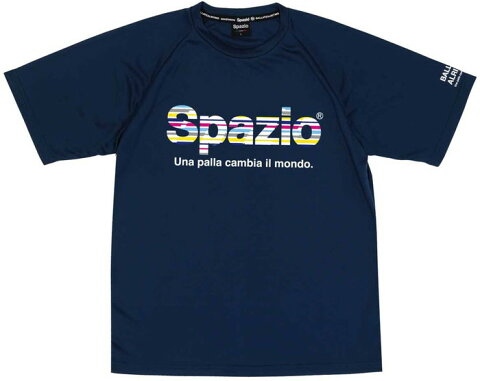 SPAZIO（スパッツィオ） マルチボーダーロゴプラクティスシャツ フットサル ゲームシャツ・パンツ GE0615-21