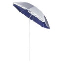 CAPTAINSTAG キャプテンスタッグ サンスパイスUVカットパラソル180cm シルバー ネイビー M0877 ラフィートスポーツ