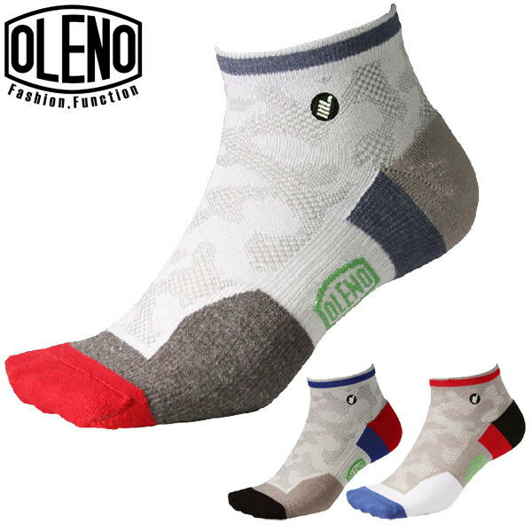 ランナーや、スポーツを楽しむ人を、足元からサポートします。高いフィット性やクッション性などの機能はもちろん、クールなデザインは「自分らしさ」を生み出します。 このソックスは、吸水・吸汗性と速乾性に優れ、抗菌防臭効果を持ち、コンプレッション（着圧機能）とアーチサポート機能を備えています。 つま先は左右の足の形状に合わせた編成で、足へのフィット感を高めています。（左右非対称） つま先の縫い合わせはフラットな仕上げでゴロつきを解消。 甲部分をメッシュ組織にすることでムレ感を軽減します。 ソール部分はパイル編成でクッション性があり、長時間の着用でも快適なはきごこちを持続します。 【素材】綿38% アクリル38% ナイロン12%ポリエステル9% ポリウレタン3% 【原産国】日本 【サイズ】23-25cm、25-27cm【03110010000000000】【02302000000000000】