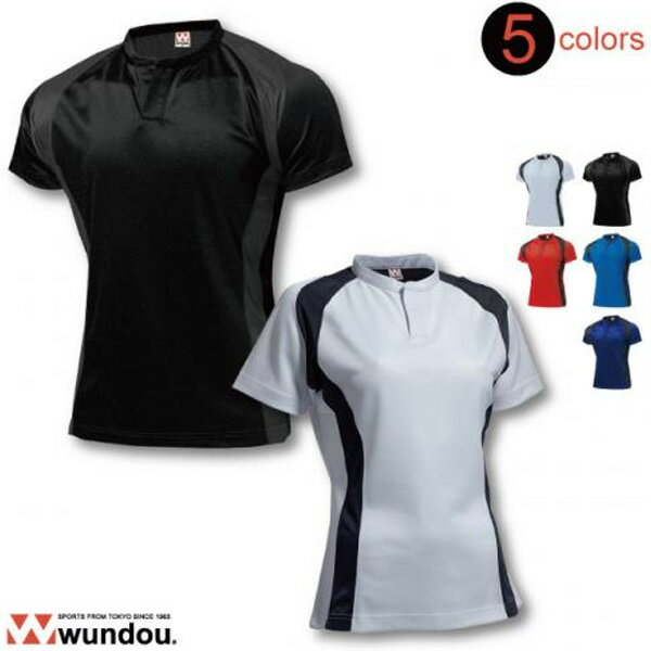 ウンドウ wundou ラグビーシャツ ラグビー p3510-unisex ユニセックス