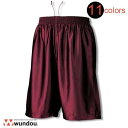 ウンドウ wundou バスケットパンツ バスケット p8500-unisex ユニセックス ラフィートスポーツ