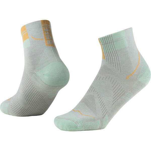 Buff バフ COOLNET QUARTER SOCKS CQ SEAGROVE GREEN S アウトドア ソックス 靴下 605009 605016 605023 605030