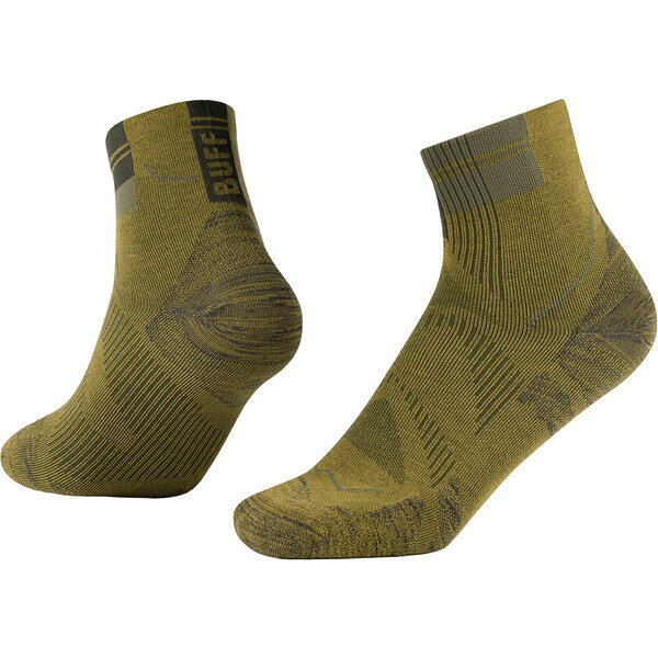 Buff バフ COOLNET QUARTER SOCKS CQ KHAKI S アウトドア ソックス 靴下 605047 605054 605061 605078