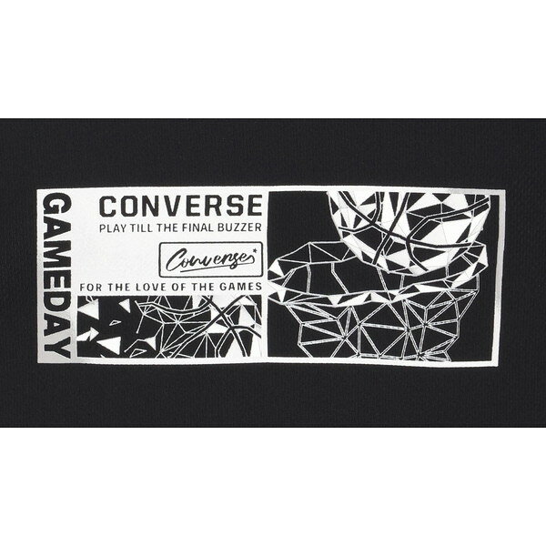 Lafitte ラフィートスポーツのCONVERSE コンバース プリントTシャツ バスケットボール 半袖Tシャツメンズ CB261363-1913｜アングル2