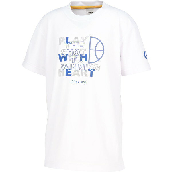CONVERSE コンバース Jr.プリントTシャツ バスケットボール 半袖TシャツJR キッズ ジュニア CB461354-1100