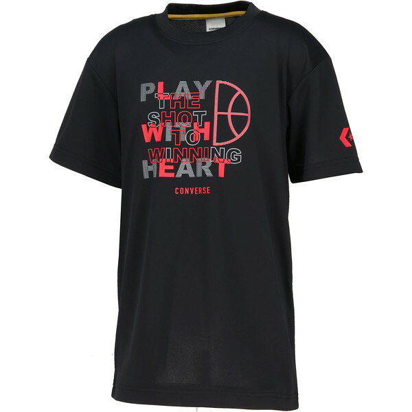 CONVERSE コンバース Jr.プリントTシャツ バスケットボール 半袖TシャツJR キッズ ジュニア CB461354-1964
