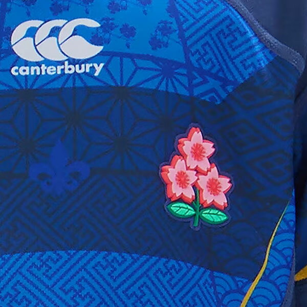 カンタベリー canterbury ラグビー日本代表 キッズ レプリカオルタネイトジャージ...