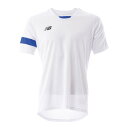 ニューバランス new balance ゲームシャツ メンズ JMTF0488-WBL ホワイト ブルー ラフィートスポーツ