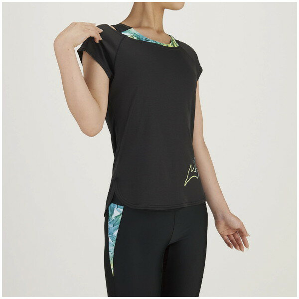 【※返品交換不可】大特価 MIZUNO（ミズノ） カバートップス スイム フィットネス用水着 レディース N2JA038109