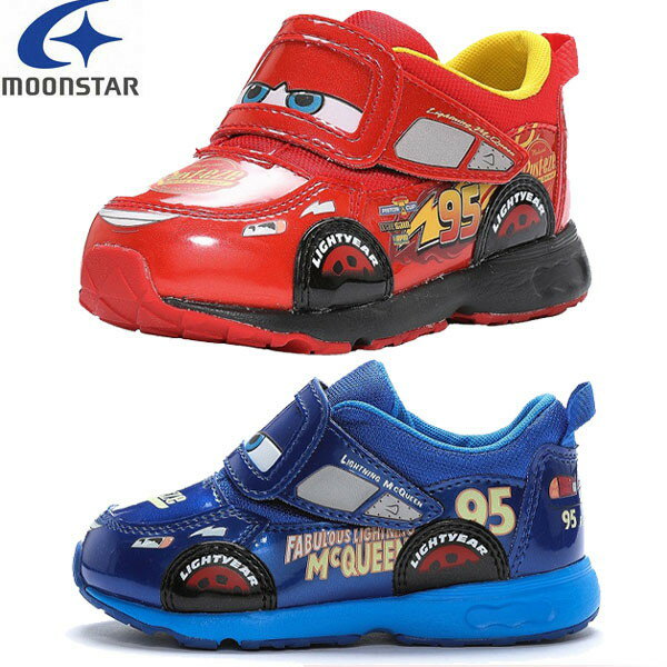 Sneakers - ムーンスター moonstar ディズニー カーズ DN C1323 子供靴 キッズ スニーカー シューズ DNC1323 ラフィートスポーツ
