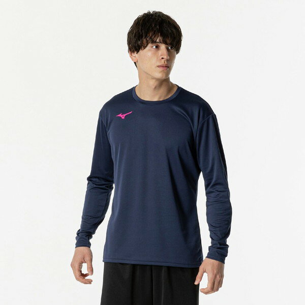 ミズノ MIZUNO Basicプラクティスシャツ 長袖 バレーボール バレーボール プラクティスシャツ／パンツ メンズ V2MAB53214 ラフィートスポーツ