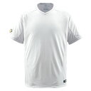 返品交換不可 訳あり大特価 DESCENT デサント V首TシャツSホワイト ユニセックス DB202-SWHT