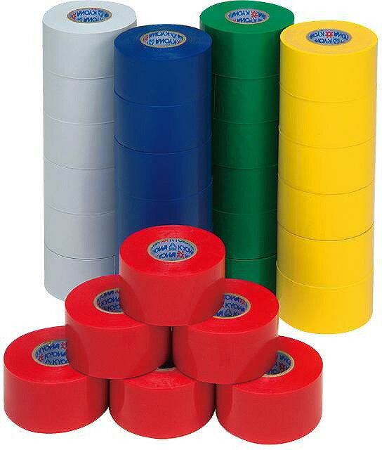 ○材質：塩化ビニール ○サイズ：長さ20m×幅4cm ○自重：1086g／組 ○6巻入 ○バドミントン用「カラーをご指定ください」90：白・100：赤・400：黄・500：緑・700：青 ○厚さ：0.2mm 【生産国】 日本製【02921000000000000】【03001341200000000】