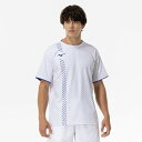 【最大2000円割引クーポン!枚数限定5/6 09:59まで】ミズノ MIZUNO ゲームシャツ ラケットスポーツ 半袖 メンズ 62JAC02601 ラフィー...