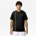 【最大2000円割引クーポン!枚数限定5/6 09:59まで】ミズノ MIZUNO ゲームシャツ ラケットスポーツ 半袖 メンズ 62JAC02609 ラフィー...