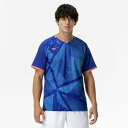 【最大2000円割引クーポン!枚数限定5/6 09:59まで】ミズノ MIZUNO 汗処理/通気 ドライエアロフローゲームシャツ ラケットスポーツ 半袖 メンズ...