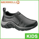  MERRELL V[Y WO bN U[ LbY JUNGLE MOC LEATHER KIDS