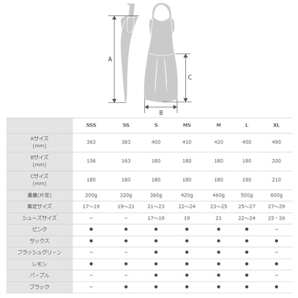 AQA エーキューエー ドルフィンカラーSSS KF-2118K-21 フィン ダイビング シュノーケリング 2