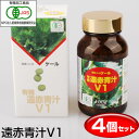 【最大2000円割引クーポン!枚数限定5/6 09:59まで】遠赤青汁 V1 500粒 ビン 4箱セット 1010-4 野菜不足を感じる人に ケール100% 無...