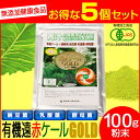 【最大2000円割引クーポン!枚数限定5/6 09:59まで】遠赤青汁 有機遠赤ケール GOLD 100g 5袋セット+1袋サービス 2110-5 ラフィートス...