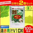 【最大2000円割引クーポン!枚数限定5/6 09:59まで】遠赤青汁 有機遠赤ケール DX 100g 2袋セット 2310-2 ラフィートスポーツ