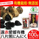 【最大2000円割引クーポン!枚数限定5/6 09:59まで】遠赤青汁 遠赤愛媛 有機 八片 黒にんにく 皮付きバラ 100g 箱入り 3087 ラフィートスポ...